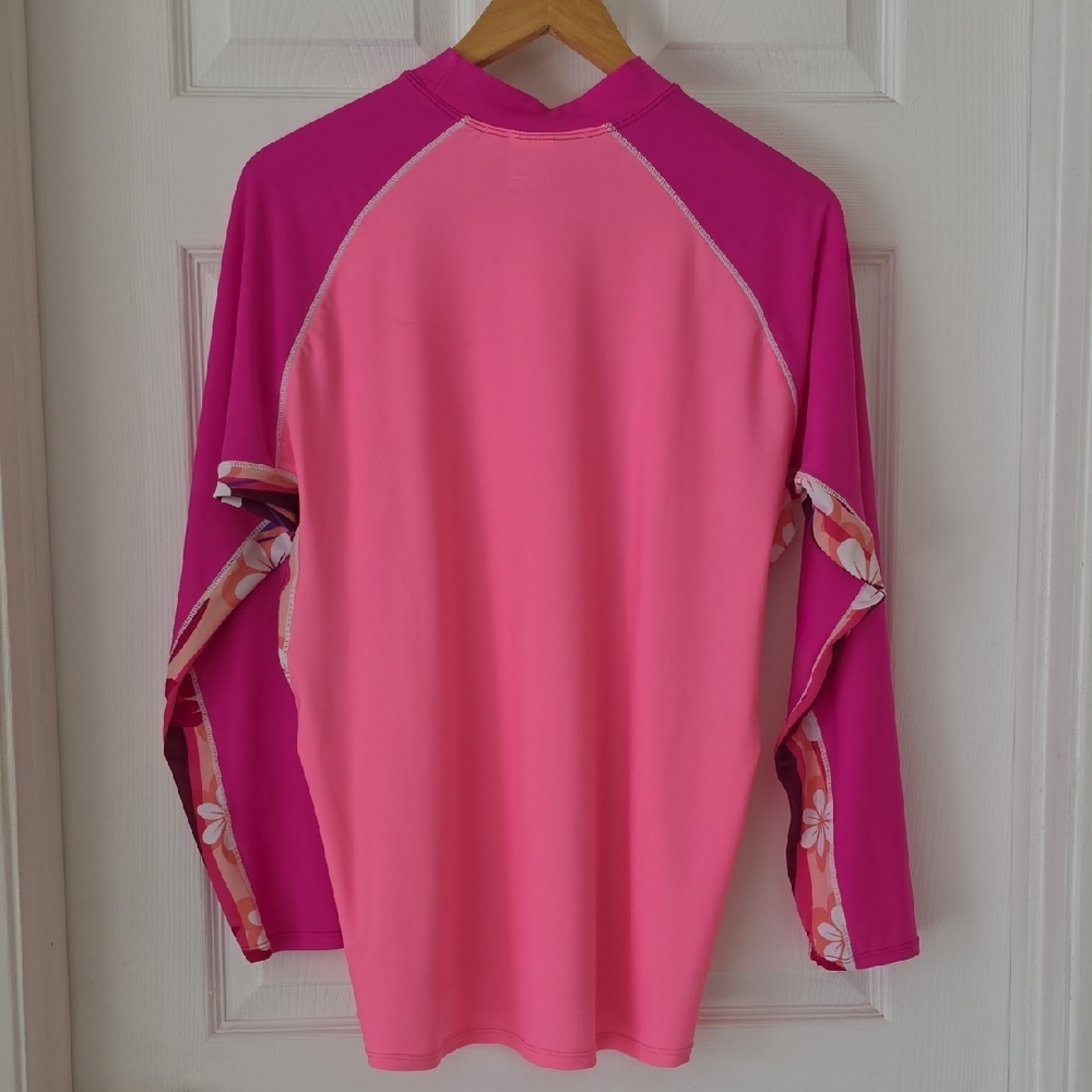 Tuga Women's Pink Rash Guard - Picture 8 of 11